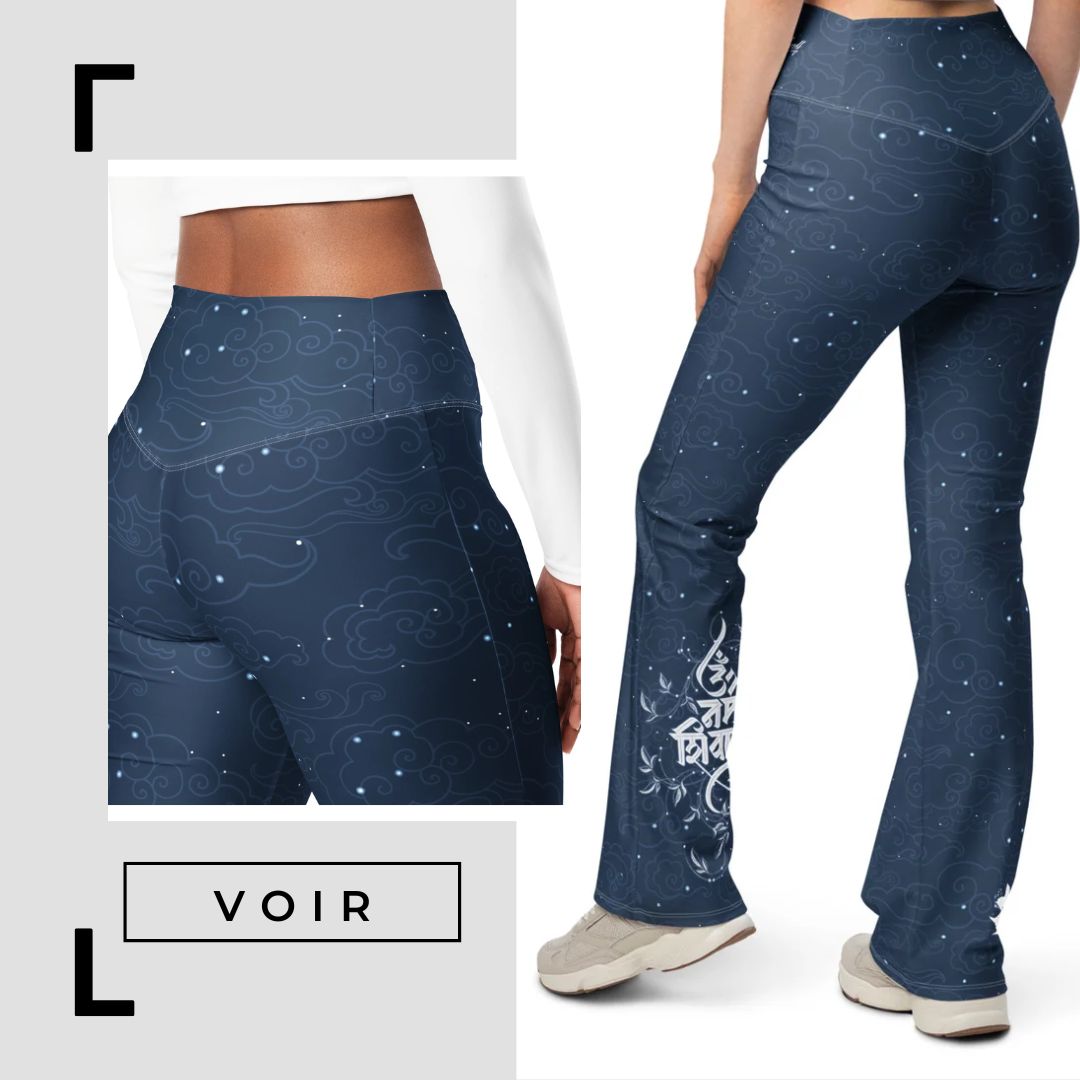 Legging Bootcut - Sérénité Céleste